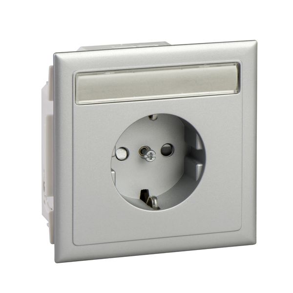 Thorsman - CYB-PS - socket outlet - single - 90° - alu metallic image 2