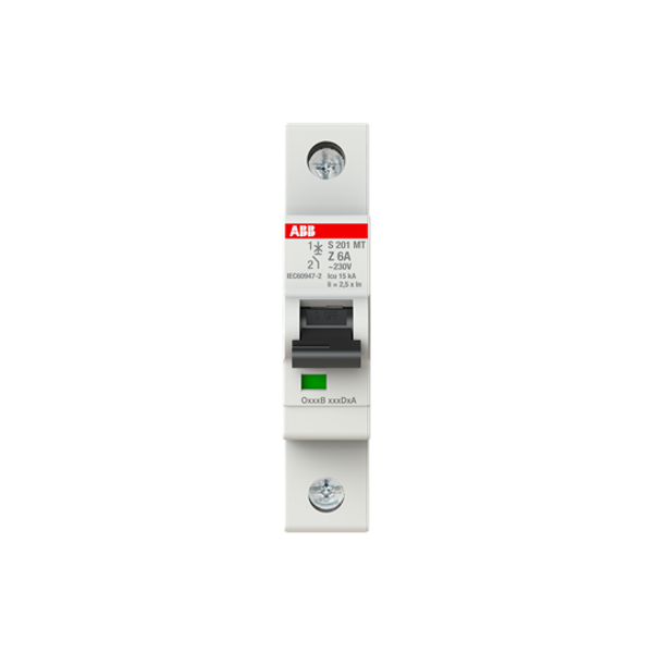 S201MT-Z6 Miniature Circuit Breakers MCBs - 1P - Z - 6 A image 4