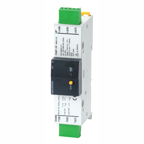 Electronic fuse monitoring device 3 Leds 380-690VAC image 2