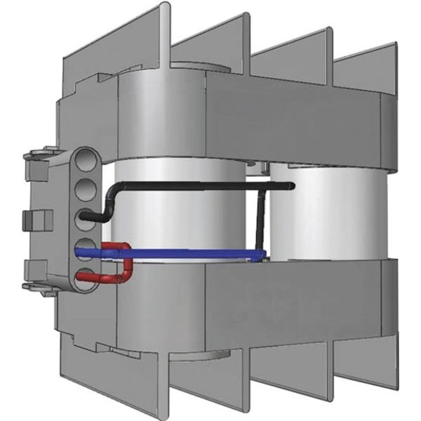 Changeoverswitches, T0, 20 A, surface mounting, 1 contact unit(s), Contacts: 2, 45 °, momentary, With 0 (Off) position, with spring-return from both d image 612