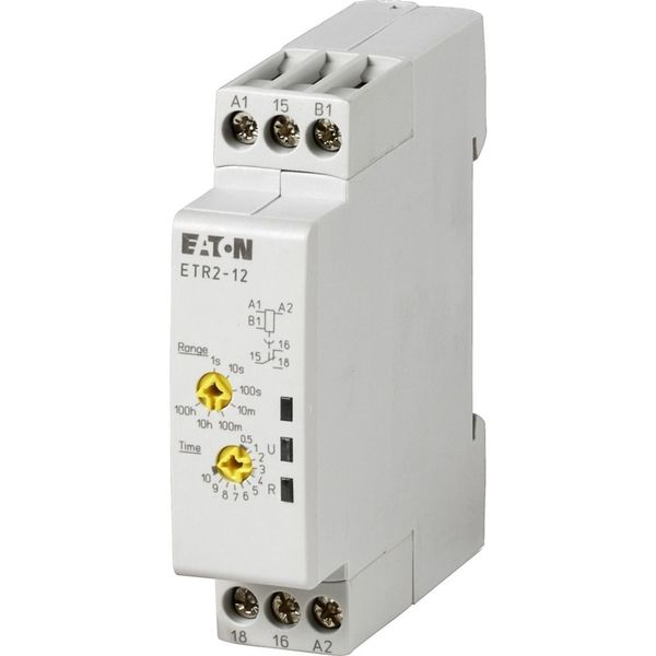 Timing relay, 0.05s-100h, 24-240VAC 50/60Hz, 24-48VDC, 1W, off-delayed image 3