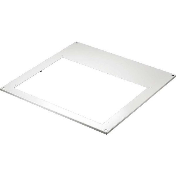 SK IT roof plate VX, 800 x 800 with mounting cut-out for cooling unit, RAL 7035 image 1