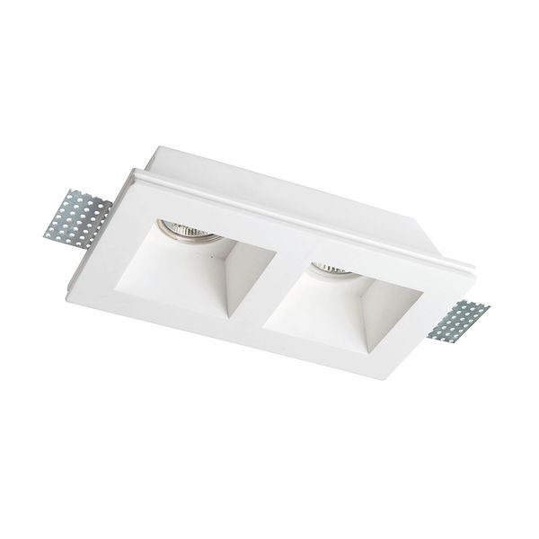 2/Lights Recessed Spot Square Ceramic image 1