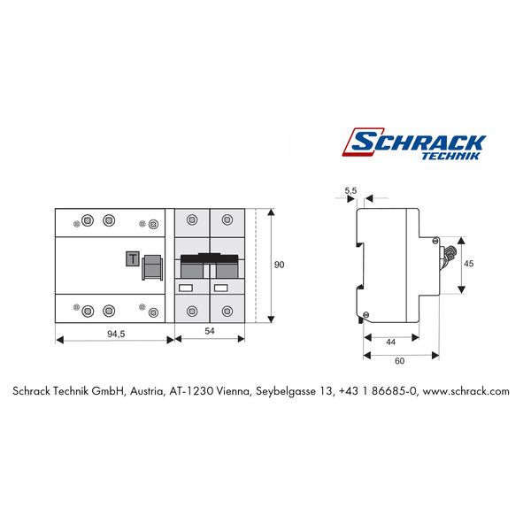 Residual Current Add-on Block 125/2/003, type A image 2