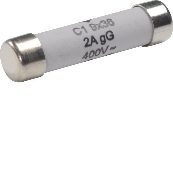 Cylinder Fuses Typ C1 9x36mm gG 2A 400V AC 100kA image 1