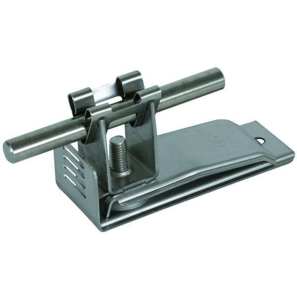 Roof conductor holder f. roof and wall plates clamp. range 2-8mm f. Rd image 1