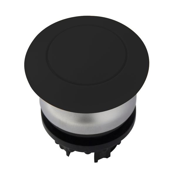 Mushroom push-button, spring-return, black image 1