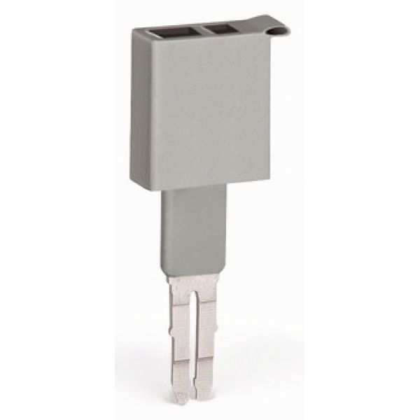 Test plug 6 mm wide Nominal current 24 A gray image 1