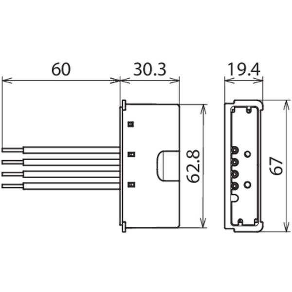 Surge arrester Type 2 DEHNcord 2-pole f. electr. installation systems image 2