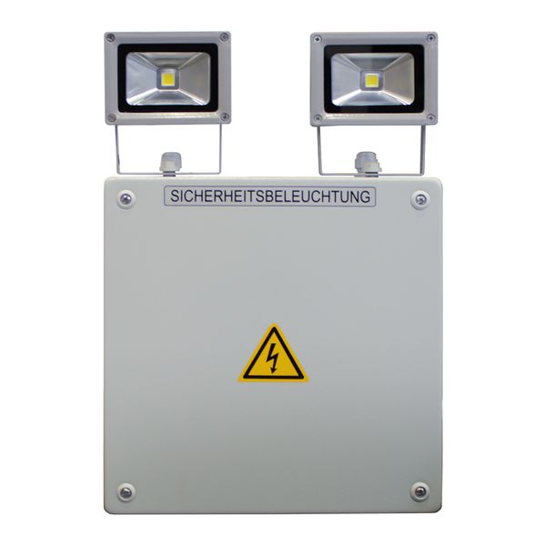 Emergency floodlight SKS 2x10W LED 8h 230V AC image 2