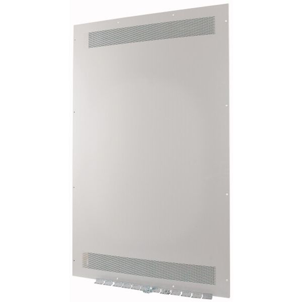 Front plate (section high), ventilated, W=1200mm, IP31, grey image 1