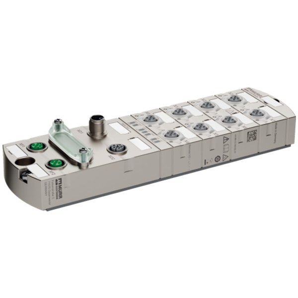 MVK Pro MPNIO DIO8 IOL8 M12L 5P PROFINET, compact module, metal image 1