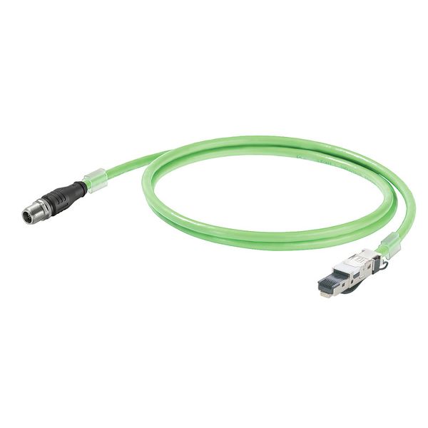 PROFINET Cable (assembled), M12 X-type IP 67 straight male, RJ45 IP 20 image 1