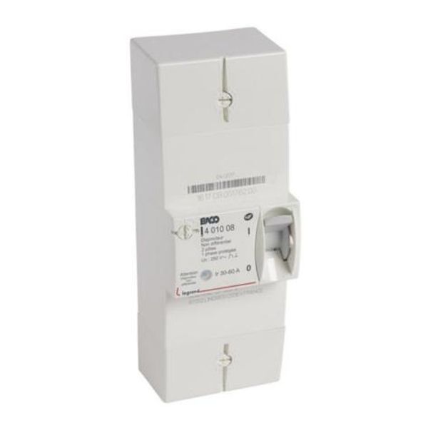 60A non-differential two-pole connection circuit breaker image 1