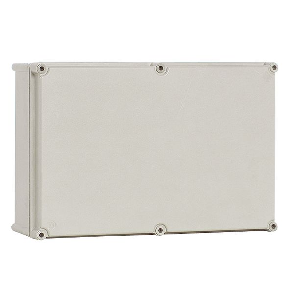 Polyester case with cover, grey, 270x180x171mm image 1