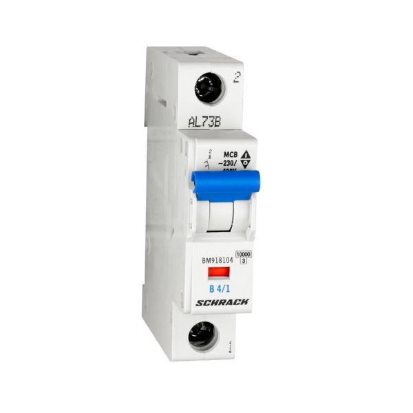 Miniature Circuit Breaker for control cicuits B 4A, 1-pole image 1