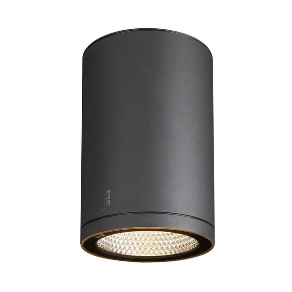 ENOLA ROUND L, outdoor LED surface-mounted ceiling light anthracite CCT 3000/4000K image 1