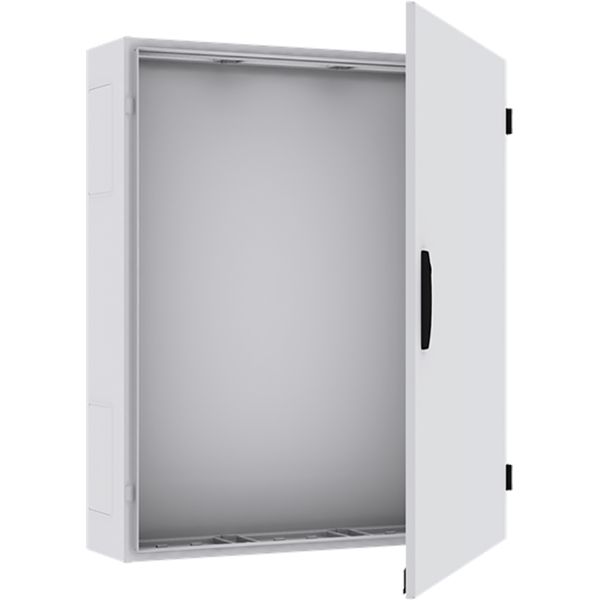 TW305G Wall-mounting cabinet, Field Width: 3, Number of Rows: 5, 800 mm x 800 mm x 350 mm, Grounded, IP55 image 1