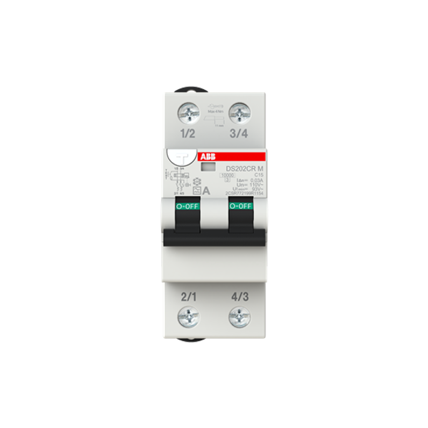 DS202CR M C15 A30 110V Residual Current Circuit Breaker with Overcurrent Protection image 4