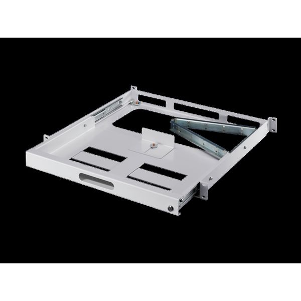 DK Keyboard drawer, 1 U, For two 482.6 mm (19") attachment levels image 2