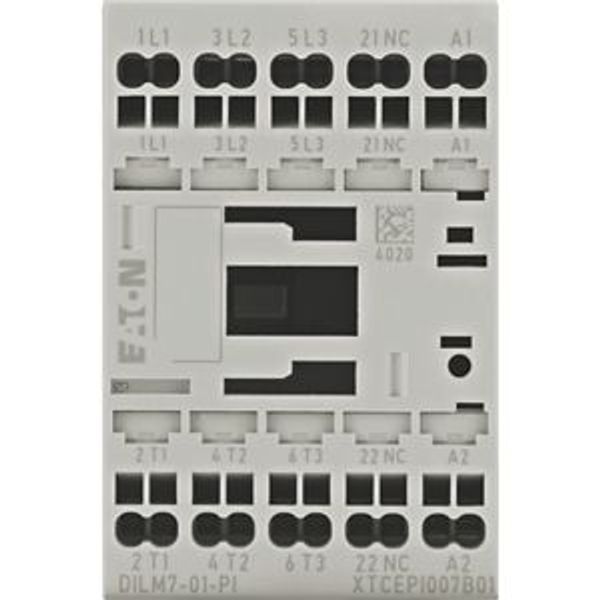 Contactor, 3 pole, 380 V 400 V 3 kW, 1 NC, 220 V 50/60 Hz, AC operation, Push in terminals image 16