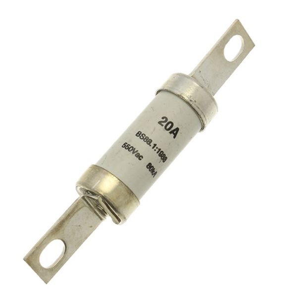 Fuse-link, low voltage, 20 A, AC 550 V, BS88, 21 x 114  mm, gL/gG, BS image 2