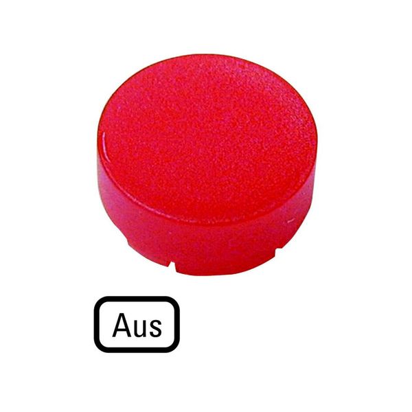 Button lens, raised red, AUS image 4