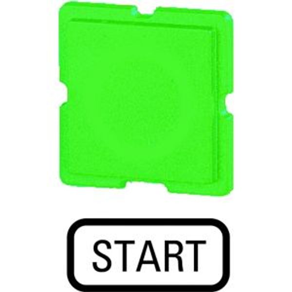 Button plate, green, START image 4