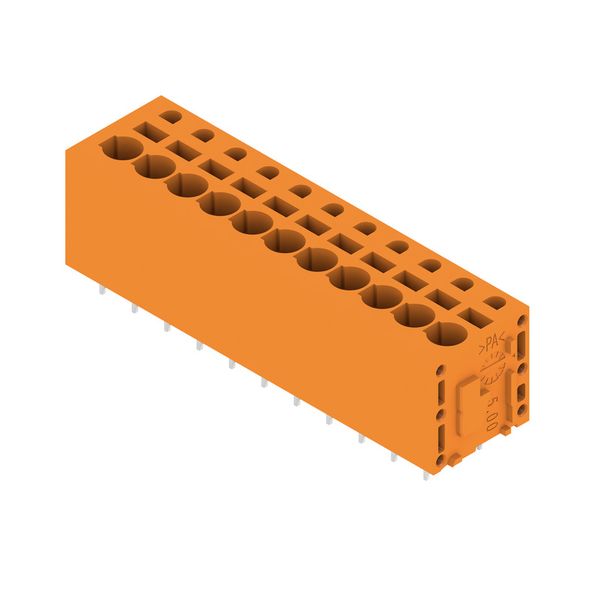 PCB terminal, 5.00 mm, Number of poles: 11, Conductor outlet direction image 2