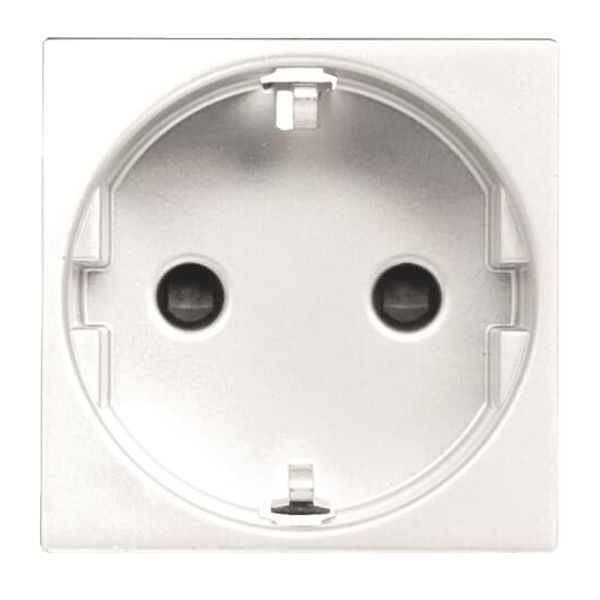 N2288.6 BL Socket outlet Schuko Protective contact (SCHUKO) White - Zenit image 1