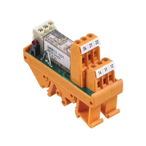 Relay module, soldered relay, 24 V UC ±10 %, 48 V UC ±10 %, Green LED, image 1