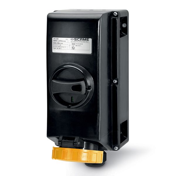 GRP SOCKET 2P+E 16A 4h IP66 ZONE 1/21 image 1