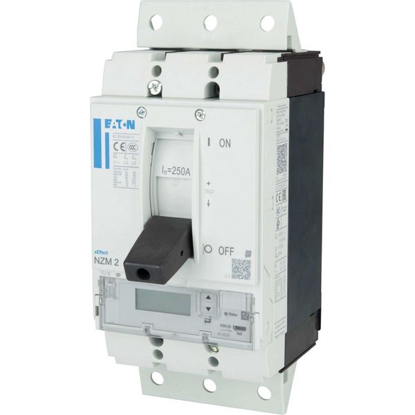 NZM2 PXR25 circuit breaker - integrated energy measurement class 1, 250A, 3p, Screw terminal, plug-in technology image 9