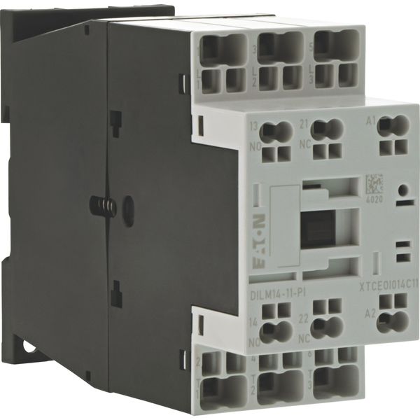 Contactor, 3 pole, 380 V 400 V 6.8 kW, 1 N/O, 1 NC, 220 V 50/60 Hz, AC operation, Push in terminals image 15