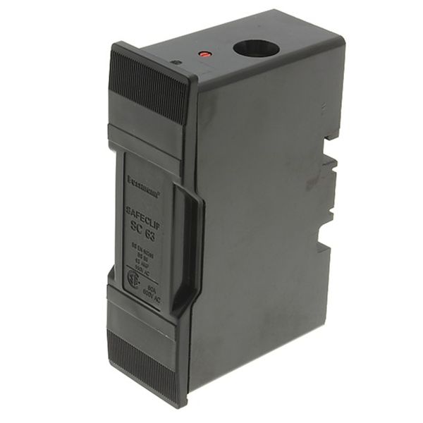 Fuse-holder, LV, 63 A, AC 550 V, BS88/F2, 1P, BS, front connected, black image 3