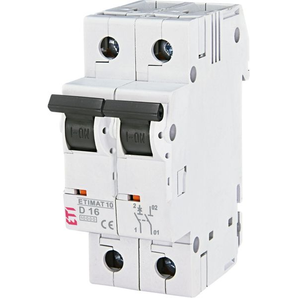 Miniature circuit breaker, ETIMAT 10 1p+N D16 image 1