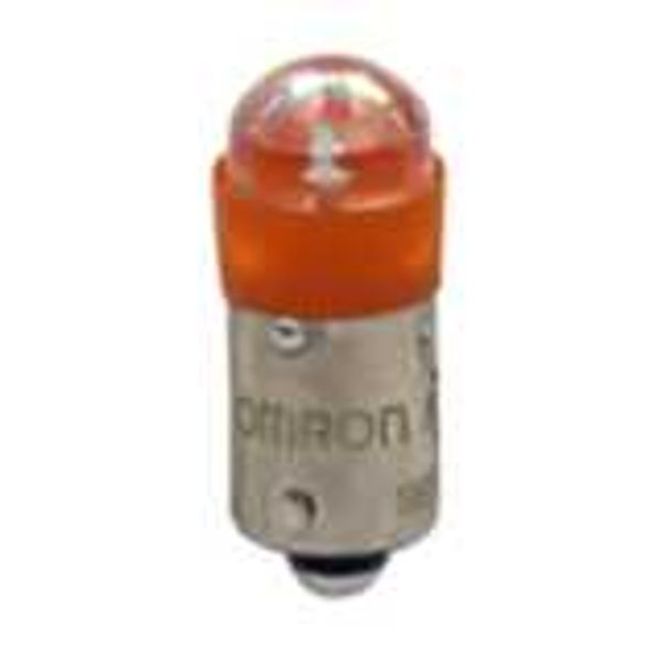 Pushbutton accessory A22NZ, Orange LED Lamp 200/220/230 VAC image 2