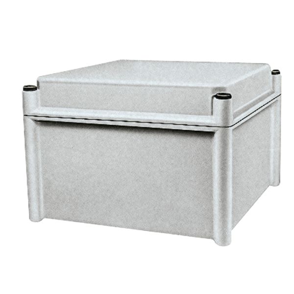 PLS box, polyester rear, polyester cover IP66 27x36x18cm image 1