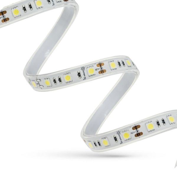 LED STRIP 48W 5050 60LED CW 1m (roll 5m) - with cover image 5