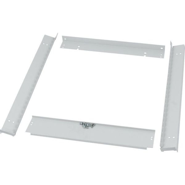 Mounting frame, fix, XE, HxW=2000x600mm, grey image 6