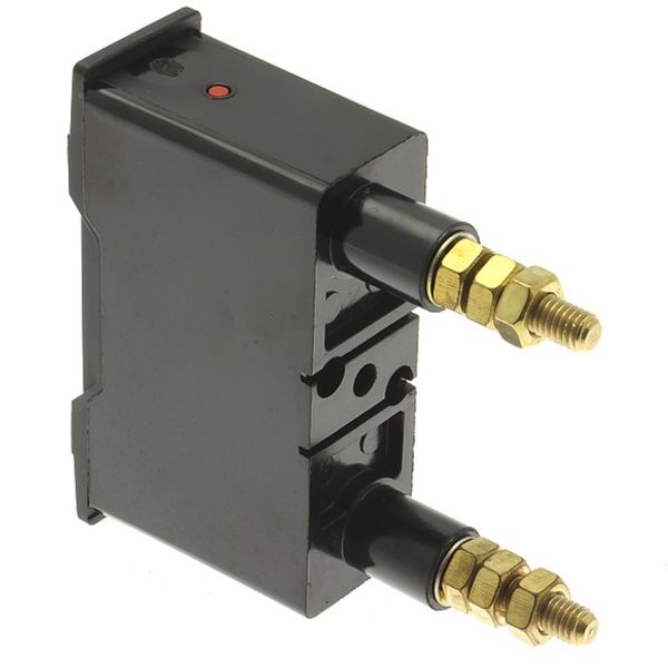 Fuse-holder, LV, 32 A, AC 550 V, BS88/F1, 1P, BS, back stud connected, black image 5