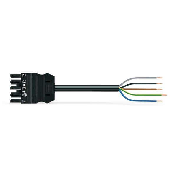 pre-assembled connecting cable B2ca Plug/open-ended black image 3