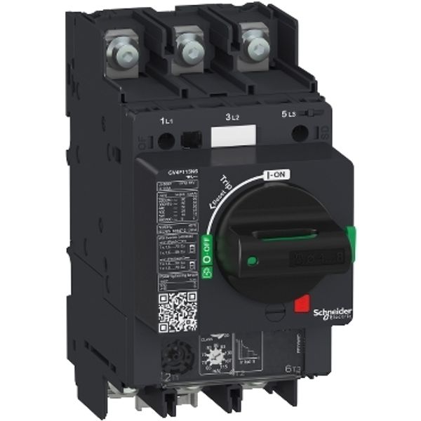 Motor circuit breaker, TeSys GV4, 3P, 7A, Icu 50kA, thermal magnetic, lugs terminals image 2