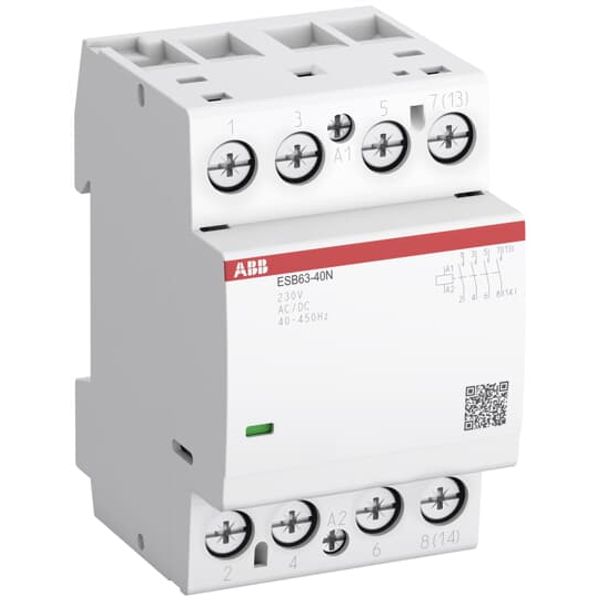 ESB63-40N-03 Installation Contactor (NO) 63 A - 4 NO - 0 NC - 48 V - Control Circuit 400 Hz image 2
