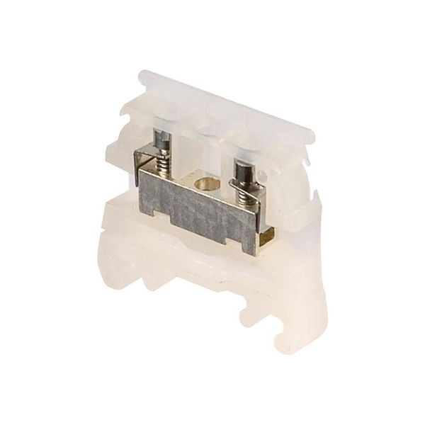 SPECIFIC TERMINAL BLOCK, COLOURLESS, 4.5X26X19.8MM, FEED THROUGH, DIN RAIL MOUNT image 1