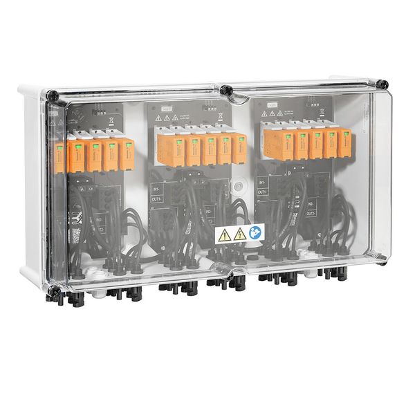 Combiner Box (Photovoltaik), 1000 V, 6 MPP´s, 2 Inputs / 1 Output per  image 1