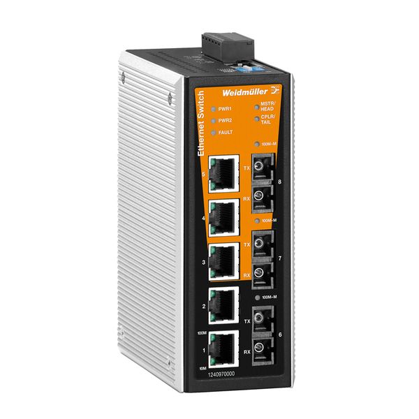 Network switch (managed), managed, Fast Ethernet, Number of ports: 5x  image 1