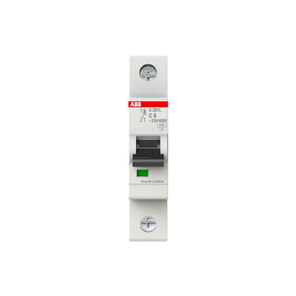 S201L-C8 Miniature Circuit Breaker - 1P - C - 8 A image 1