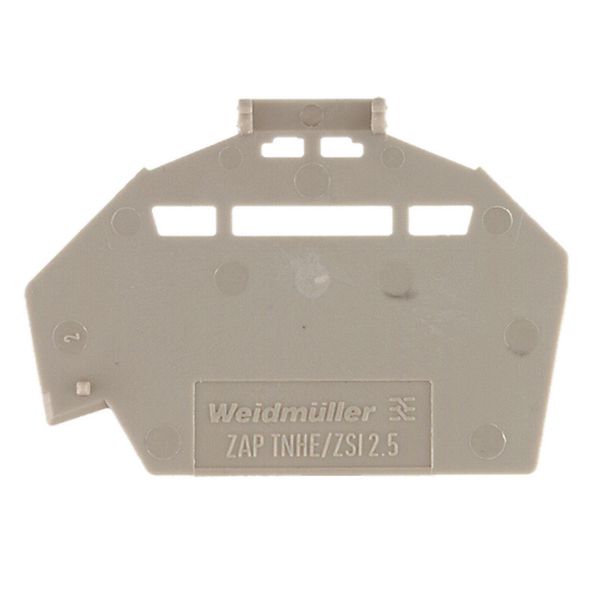 Partition plate (terminal), End and intermediate plate, Automatic asse image 2