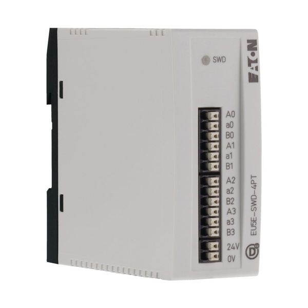 I/O module, SmartWire-DT, 24 V DC, 4AI configurable Pt100 / Pt1000: -50 - +200°C, Ni1000: -50 - +150 °C image 10